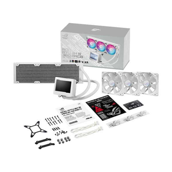 Asus ROG Ryujin III 360 ARGB 360mm CPU Liquid Cooler (White)